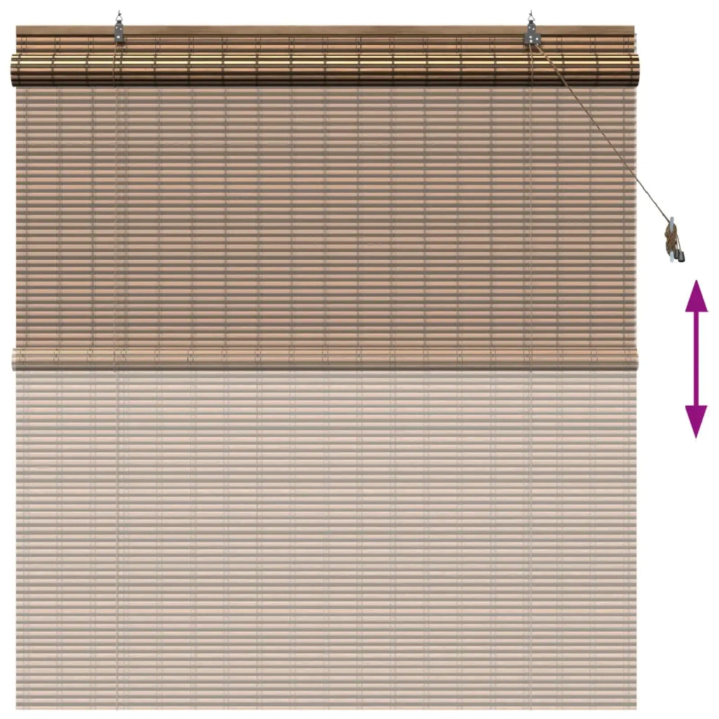 Tenda a rullo Marrone 160 x 160 cm Bambù 42039776