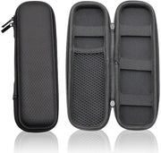 Etui in nero con tasca e chiusura a rittens con contenitore in nero piccolo etui per ufficio scuola etui per Apple Pencil stilus compatibile con cavo USB