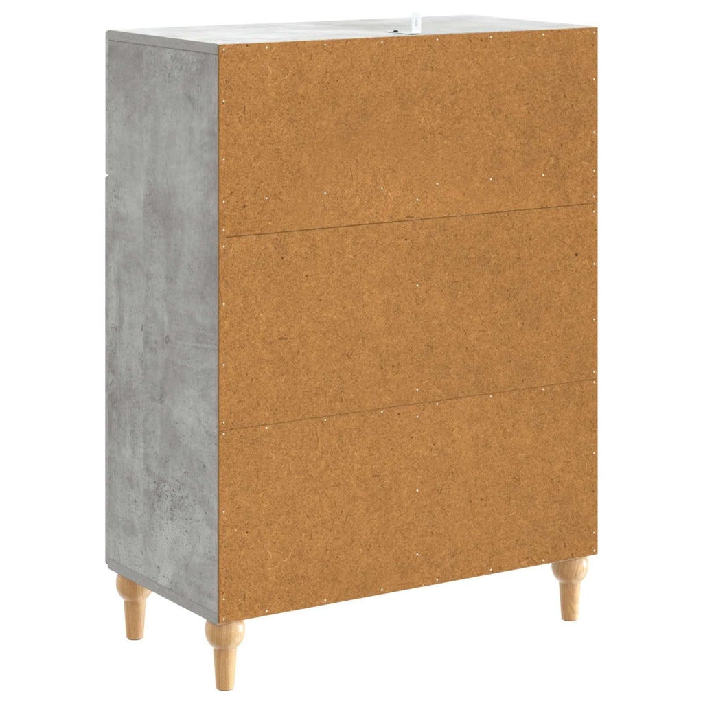 Credenza Grigio Cemento 66 x 34,5 x 90 cm Legno ingegnerizzato 894178