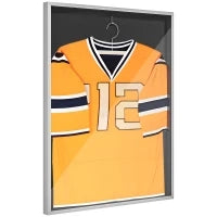 Cornice con Telaio in Alluminio e Fodera Interna in Feltro, 70x90 cm, Argento