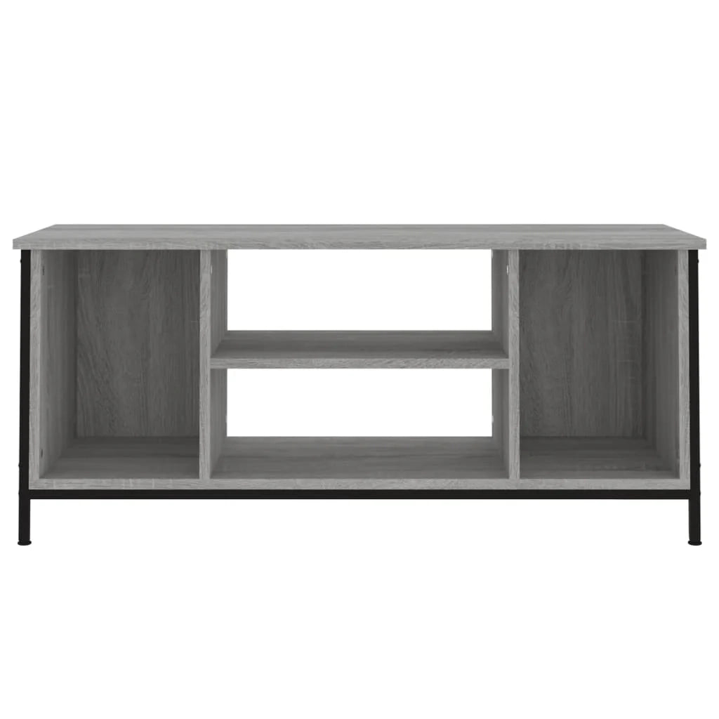 Mobile TV multimediale mensola TV credenza TV sala da pranzo soggiorno camera da letto Sonoma 102 x 35 x 45 cm legno ingegnerizzato grigio 02_0028352
