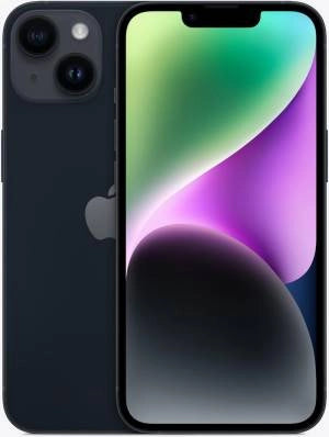 Apple iphone 14 128gb 6.1 midnight mpuf3hn/a