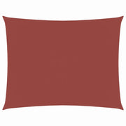 Parasole a vela | Telo Ombra | Vela da ombra Oxford Rettangolare 4x5 m Terracotta
