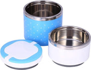 Lunchbox termica a doppia parete con isolamento in acciaio inossidabile contenitore alimentare caldo e caldo