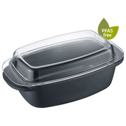 Berndes, Teglia da Forno Rettangolare, 5.2 L, Alluminio e Ghisa, Tegame per Gratin, 22 cm
