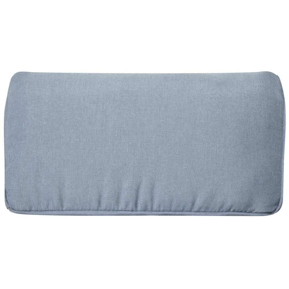 Divano letto a 3 posti moderno in tessuto di colore grigio chiaro salotto elegante stile moderno