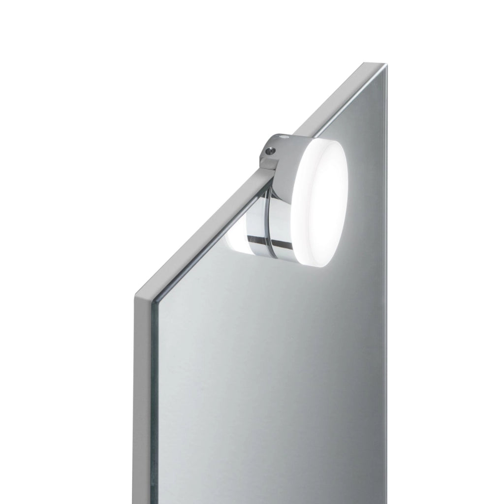APPLIQUE LED DIVA CROMO TONDO 4W 460LM 3000K IP44 7,5X3,4CM