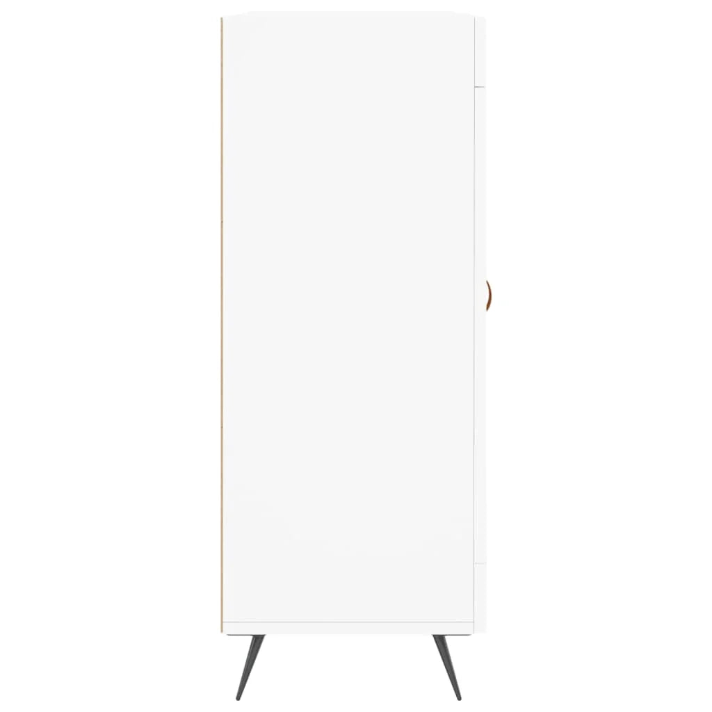 Buffet credenza cassettiera armadio mobile contenitore organizer per cucina soggiorno salotto 69,5 x 34 x 90 cm legno ingegnerizzato bianco 02_0030421