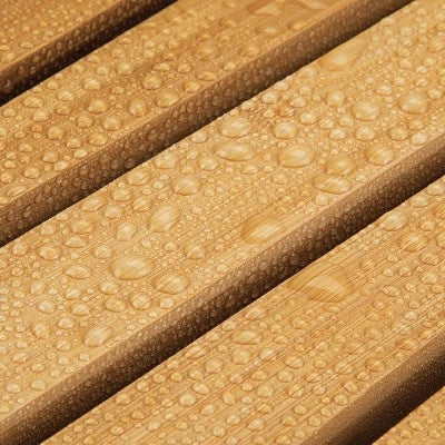 Pedana doccia semicircolare in legno di bambù 60x60 cm