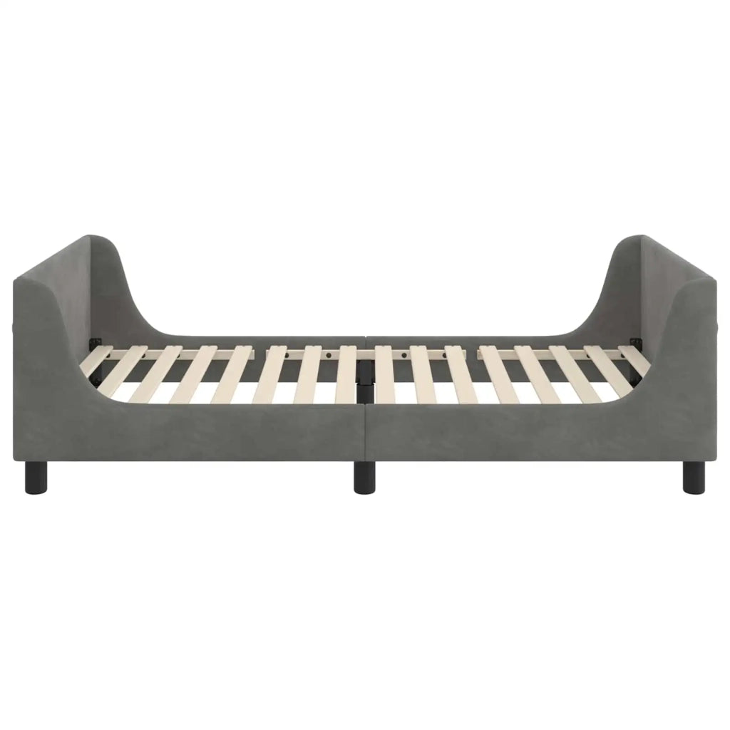 Struttura letto bambini con testata Grigio scuro 90 x 200 cm 42010888
