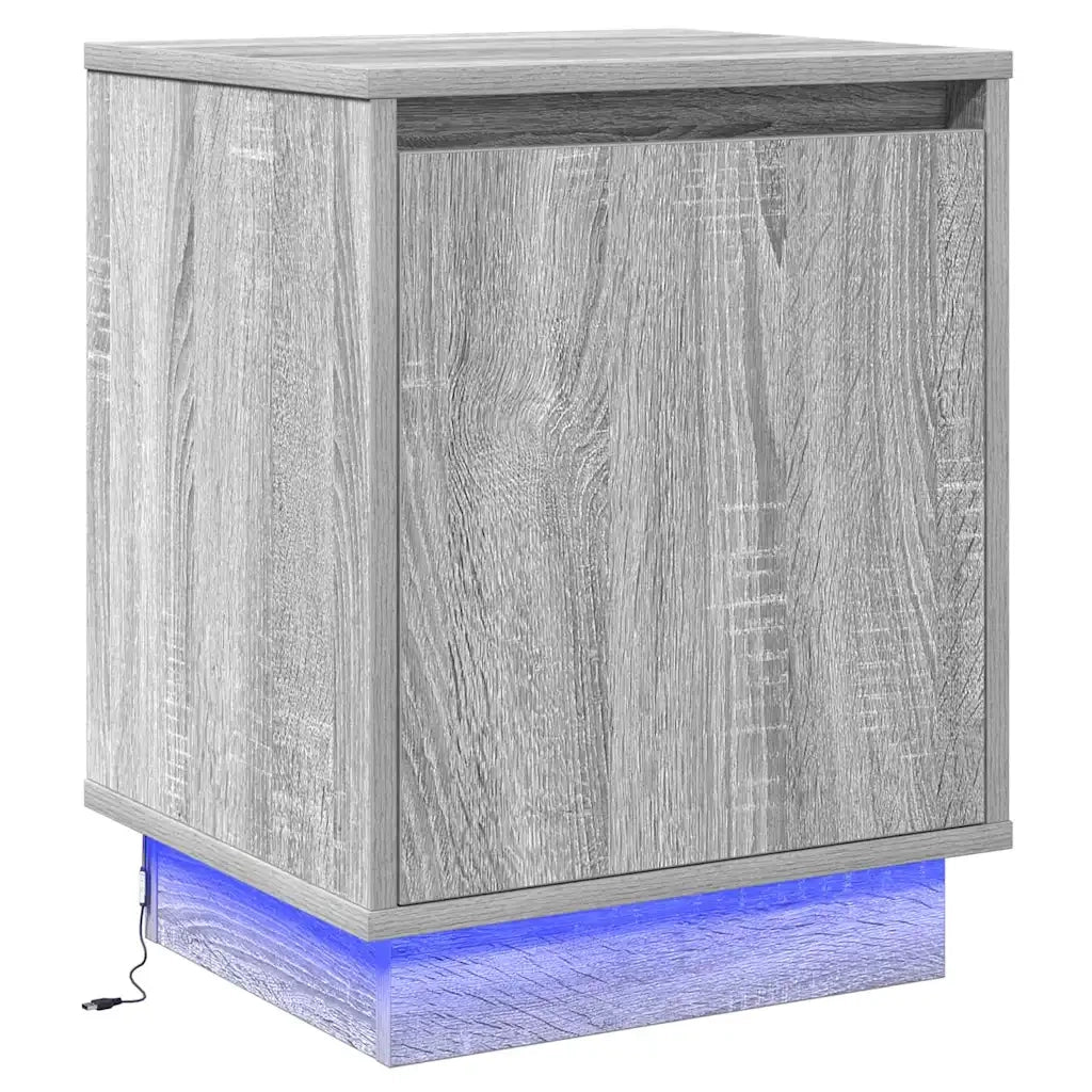 Armadio da Notte 2 pcs Grigio 39 x 34,5 x 50 cm 869605