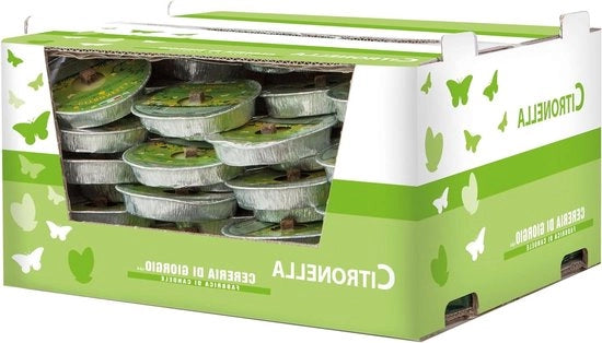 80 pezzi di torce in alluminio con citronella - Ø 11 cm - durata della fiamma 25 ore | Antimuggine e insetti -