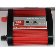 Trade Shop - Inverter Di Potenza Da 12 V A 230 V Tensione 500 Watt Per Camper Auto Hb500-12v -