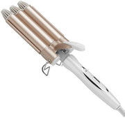 Stile per onde con 3 stili regolabili, acciaio ondulato, riscaldamento rapido, onde grandi Adatto per capelli lunghi/corti, strumento per lo stile dei capelli 22 mm