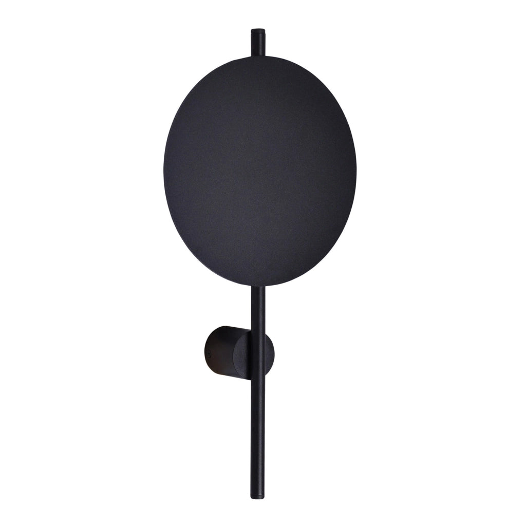 Applique moderna nera in metallo anello G9 Kaja REGA K-4637