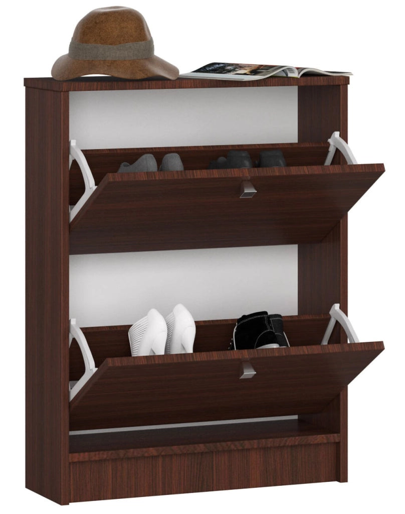 Scarpiera AKORD Wengé 60 cm 2 ante 60x20x80 cm