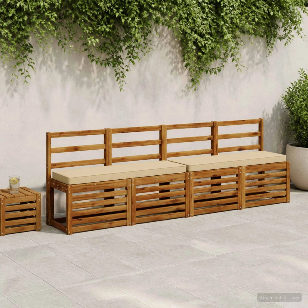 Cuscini per Panchina a 2 Pezzi VUGHT 2 pcs 100% Poliestere 950557