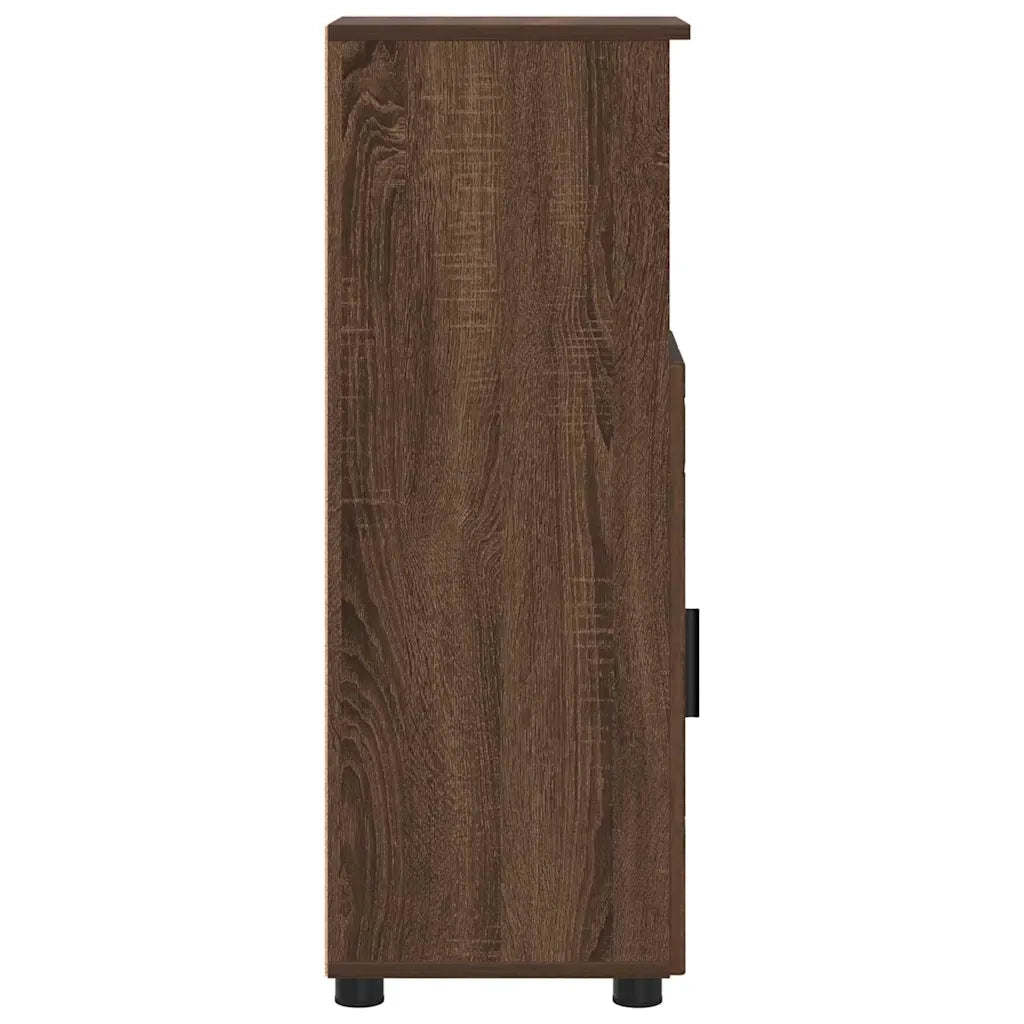 Mobile da Bagno con porta Rovere Marrone 30 x 35 x 95 cm 883321