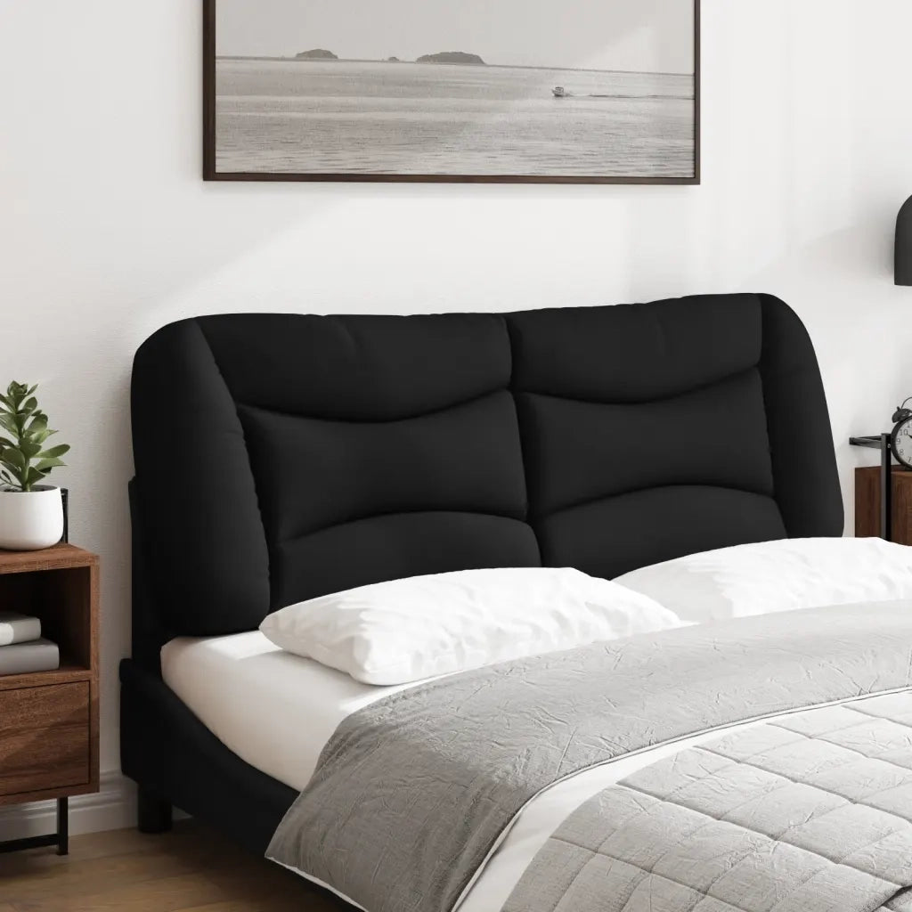 Cuscino Testiera Hvar Nero 120 cm in Tessuto CFW6179768
