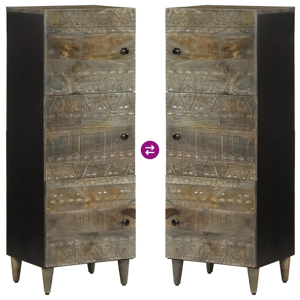 Credenza 40x33x110 cm in Legno Massello di Mango 4017821