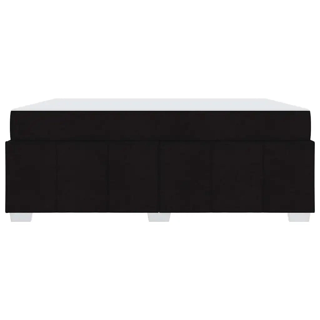 Struttura del letto con materasso Nero 180 x 200 cm Tessuto 3398302