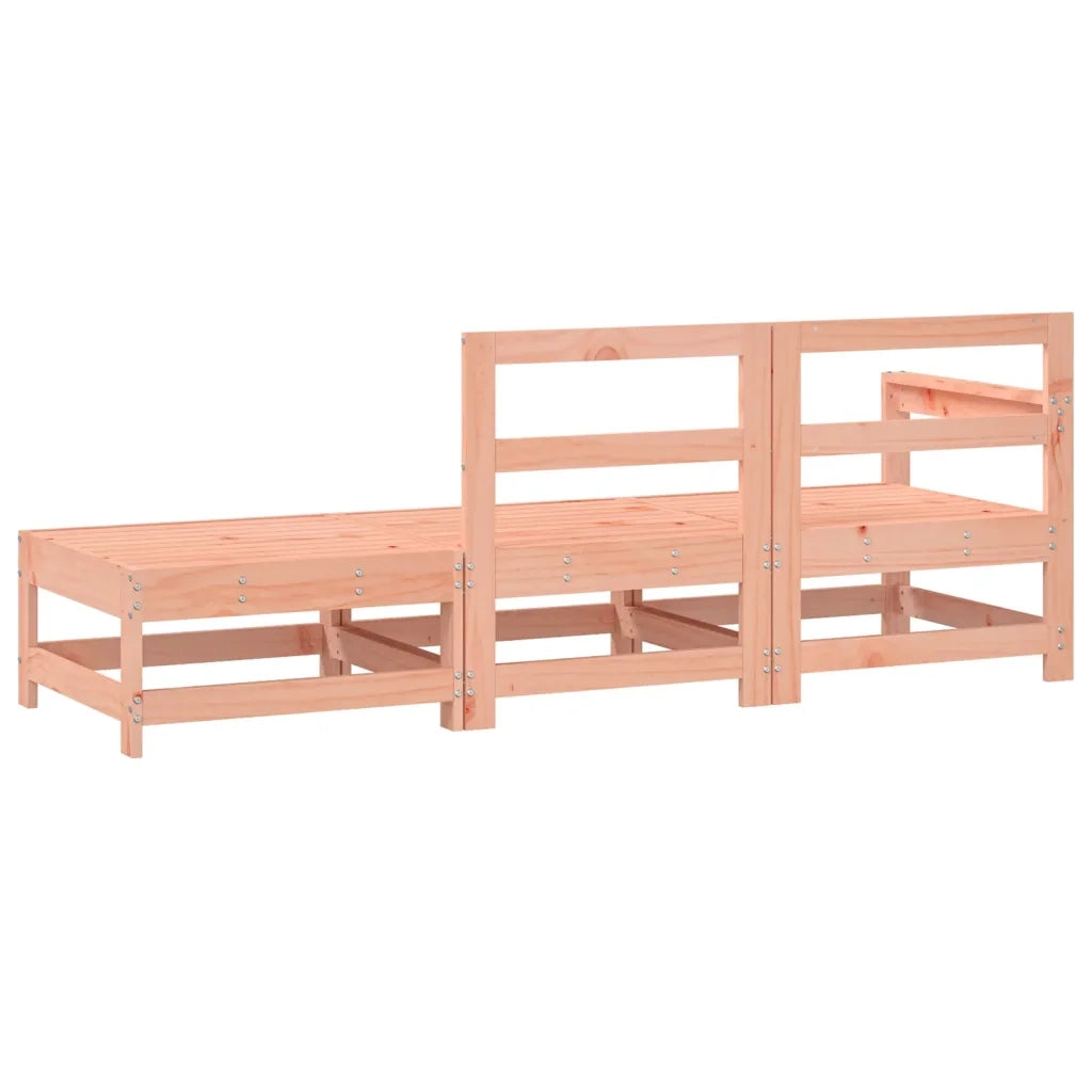 Salotto da Giardino-Set Salotto da Giardino 3 pz in Legno Massello di Douglas 482473