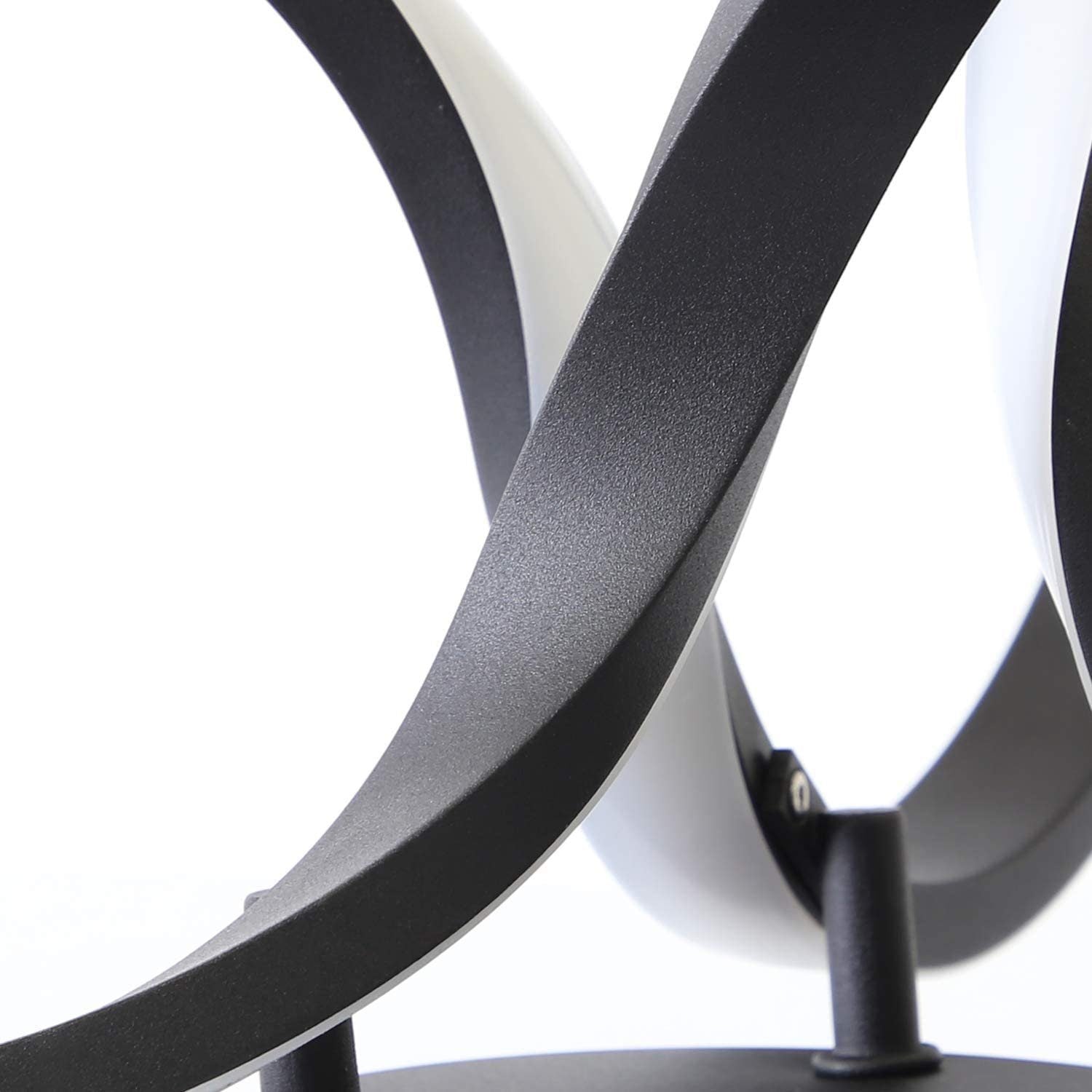ZMH Lampada da soffitto plafoniera LED moderna 31cm alluminio per interni soggiorno camera letto