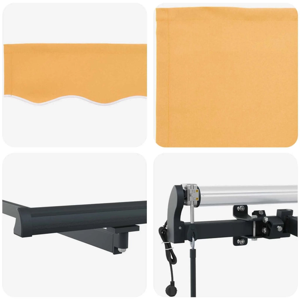 Tenda Retrattile Sabbia 2,5 x 2 m Tessuto 3425614