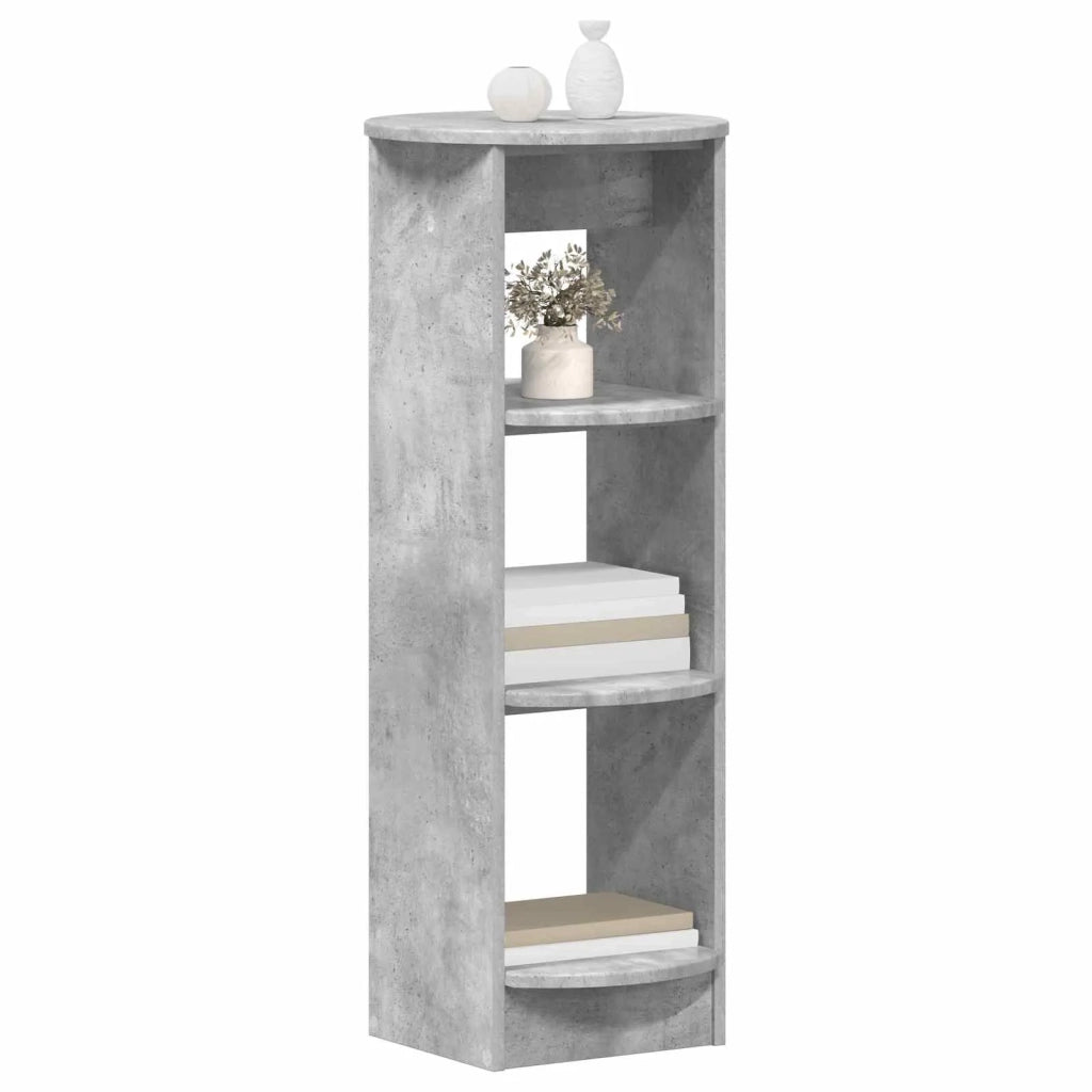 Mobile laterale Grigio Cemento 40 x 40 x 100 cm