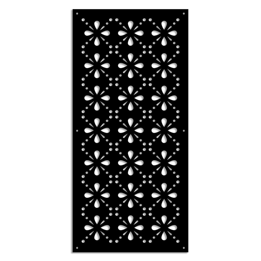 BLEE - Pannello in PVC traforato - Parasole Misura: 73x148 cm, Colore: nero