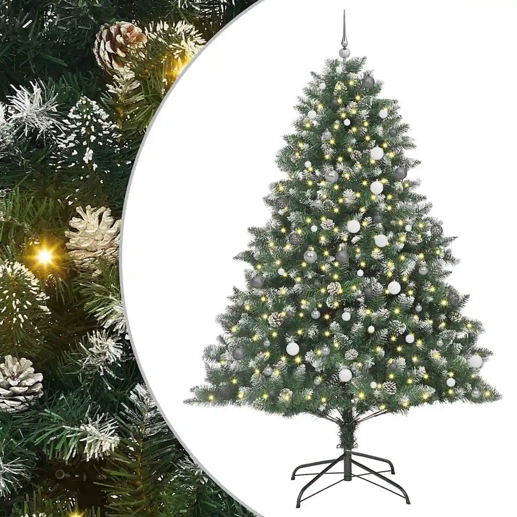 vidaXL Albero di Natale artificiale Verde PVC