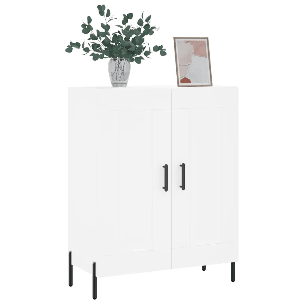 Credenza Bianca 69,5x34x90 cm in Legno Multistrato 830204