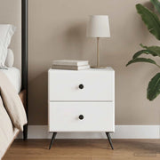 Armadio da Notte con cassetto Bianco 43 x 34,5 x 47,5 cm 895445