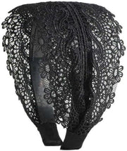 Banda per Capelli Vintage Antiscivolo per Donne e Ragazze da Indossare Ogni Giorno Nero