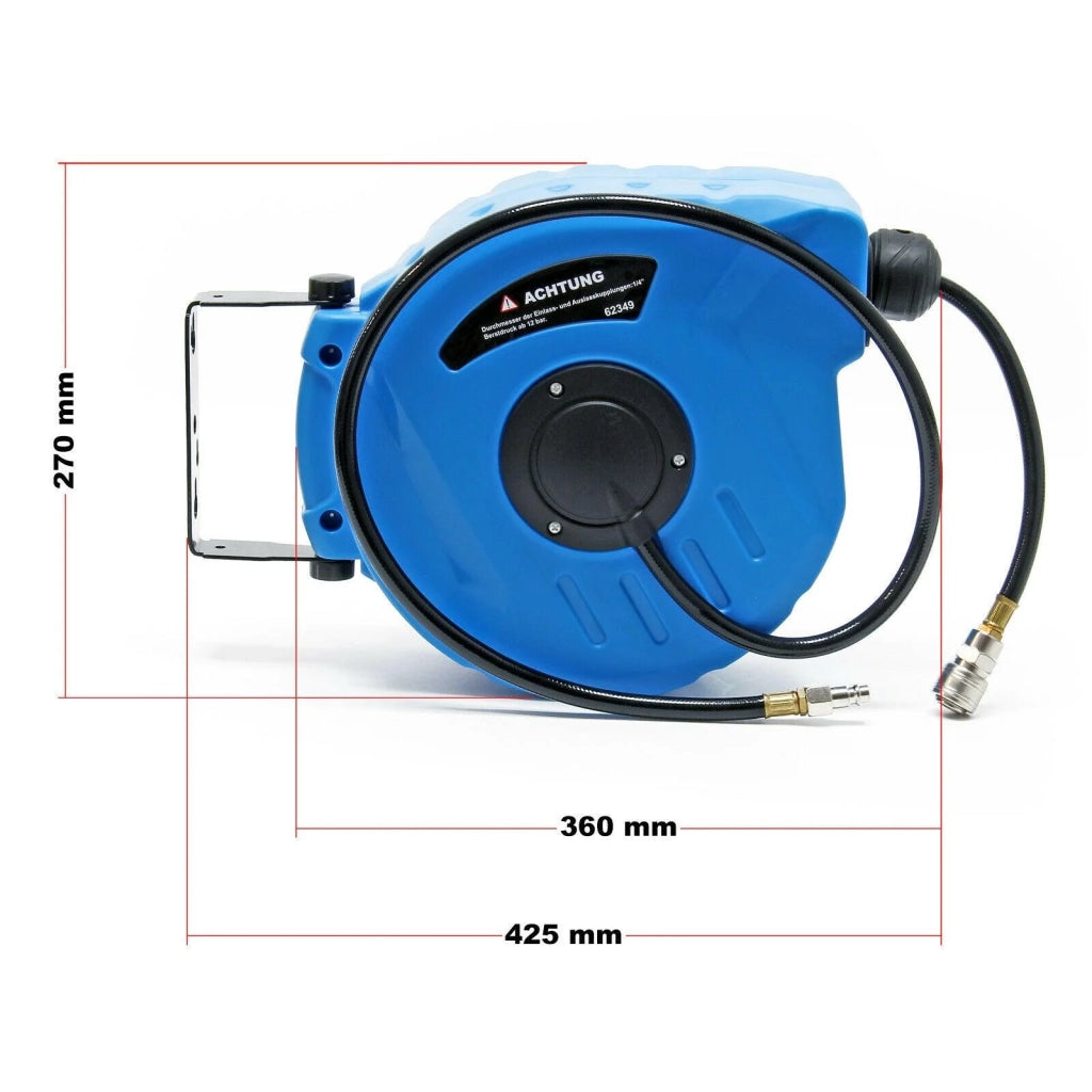 Avvolgitubo automatico per aria compressa supporto a parete girevole 16_0002648