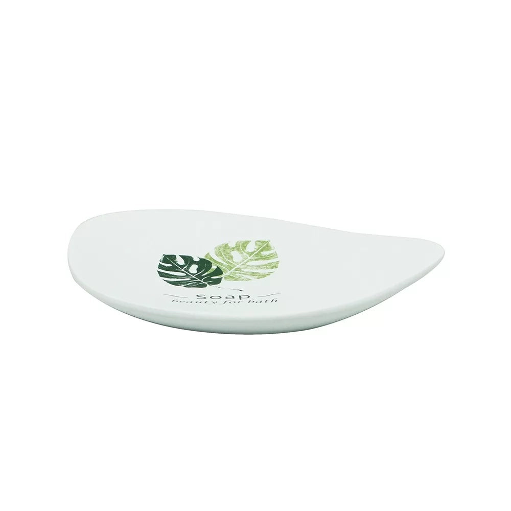 Portasapone in poliresina - Serie Leaf
