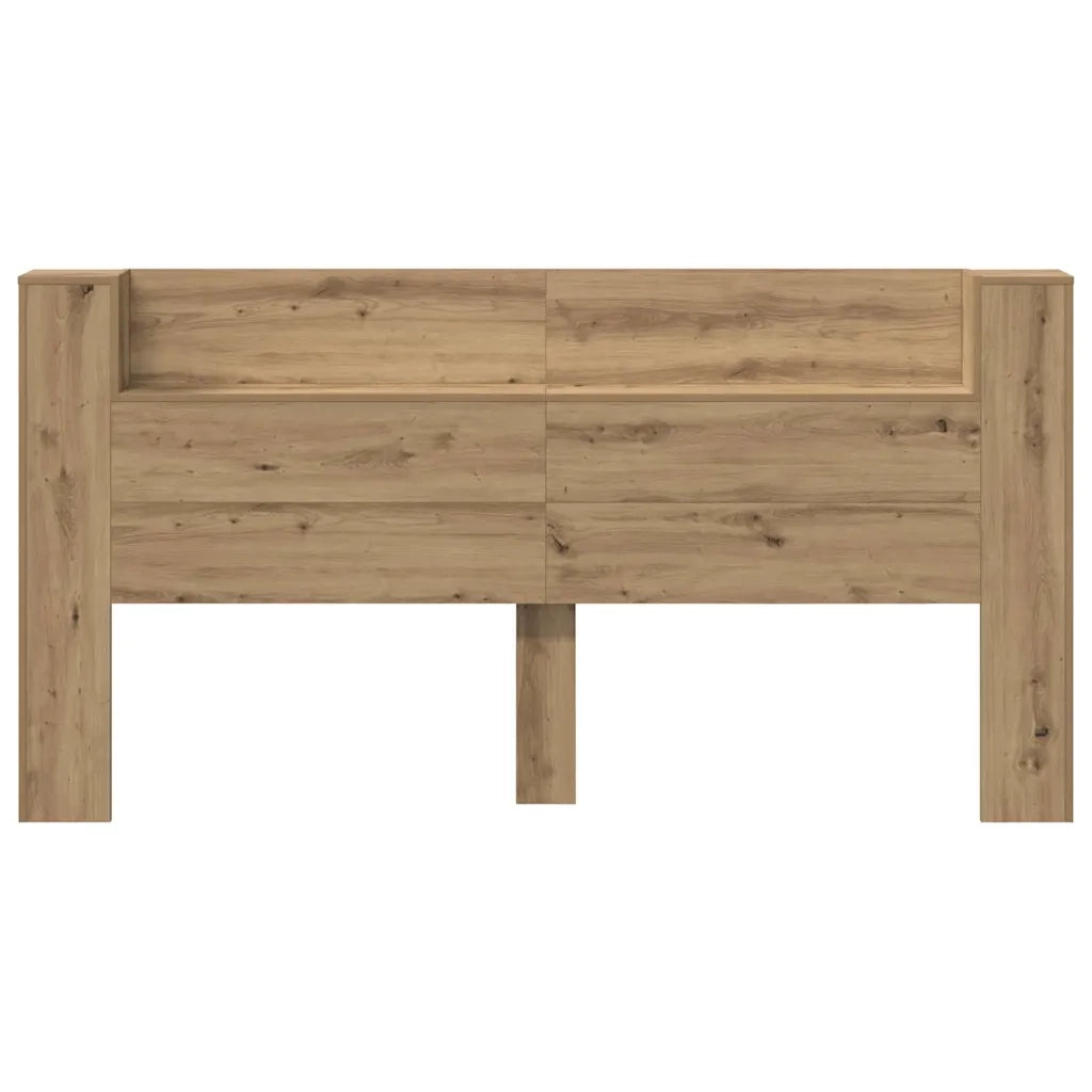 Testiera con lo scaffale Rovere artigianale 200 x 15 x 103,5 cm 3418697