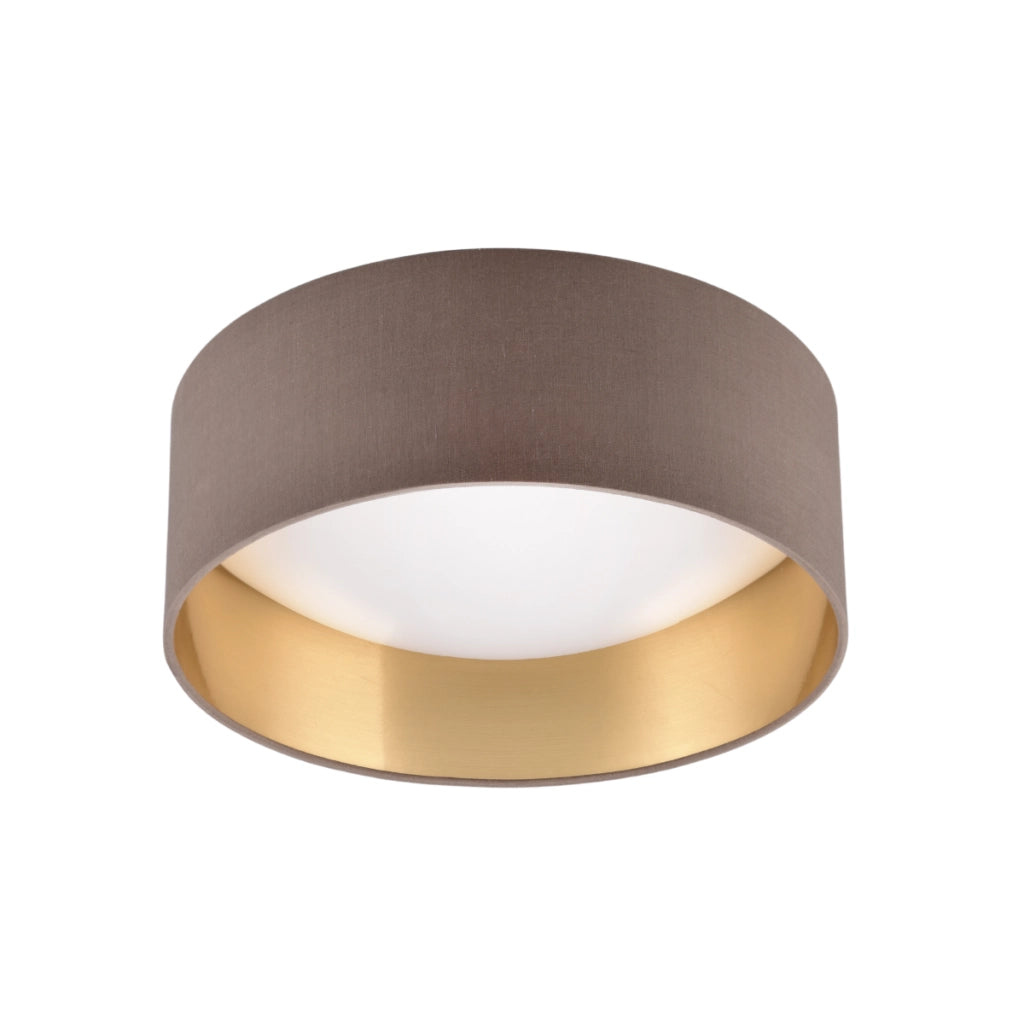 Plafoniera rotonda 30 cm grigia LED 12W RL Locarno
