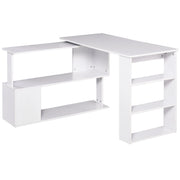 Scrivania Angolare Girevole ¨C zephmum ¨C Bianco 120x110 cm