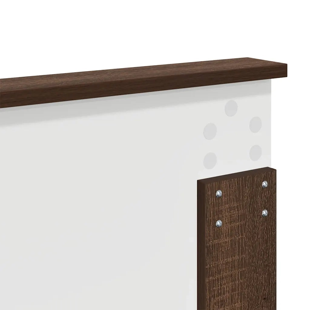 Testiera-Testata-Testiera Decorativa Rovere Marrone 150 cm Legno multistrato 477920