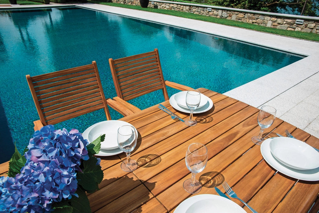 Tavolo Allungabile da Giardino 180/240x90x76 cm Donoratico in Legno  di Acacia