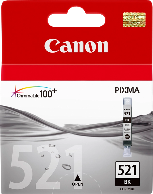 Canon CLI-521 BK cartuccia d'inchiostro 1 pz Originale Nero