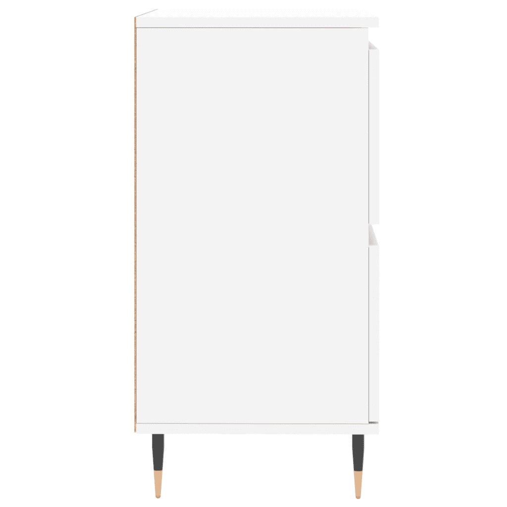 Credenze 3 pz | Madia | Buffet da pranzo | Armadio da pranzo Bianco in Legno Multistrato