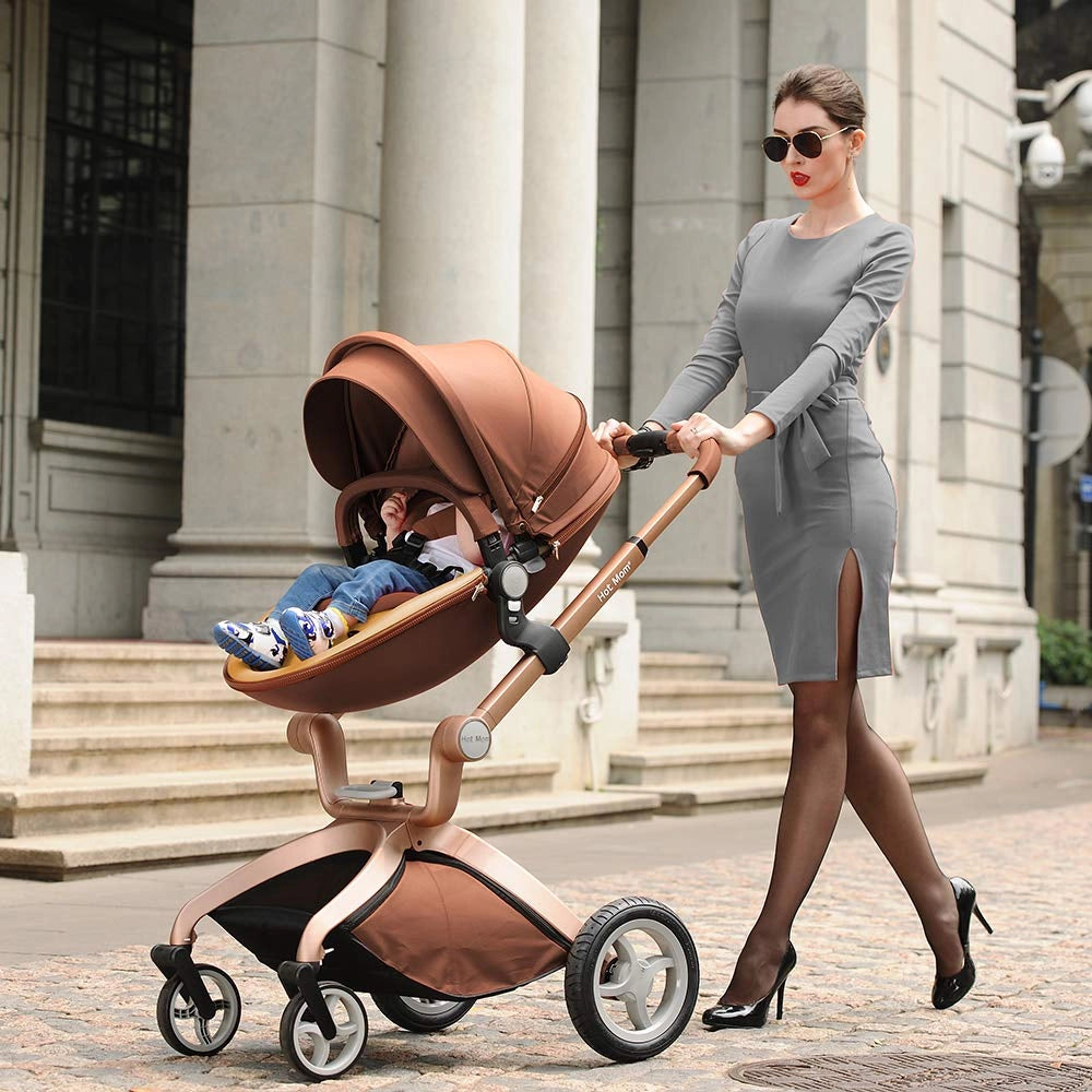 Carrozzina 2in1 per Bambini ¨C zephmum ¨C Coffee, Alu, Gommata