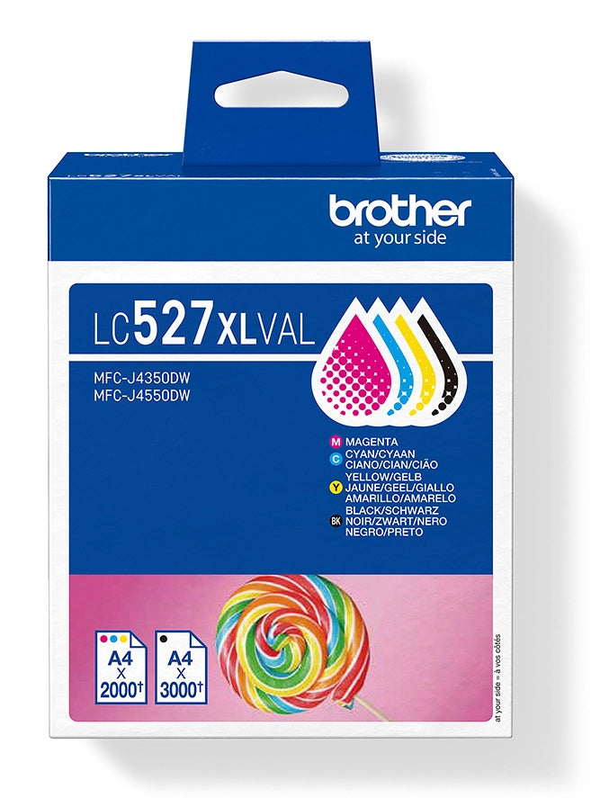 Kit 4 cart 1 cart x col mfcj4350dw - LC527XLVAL