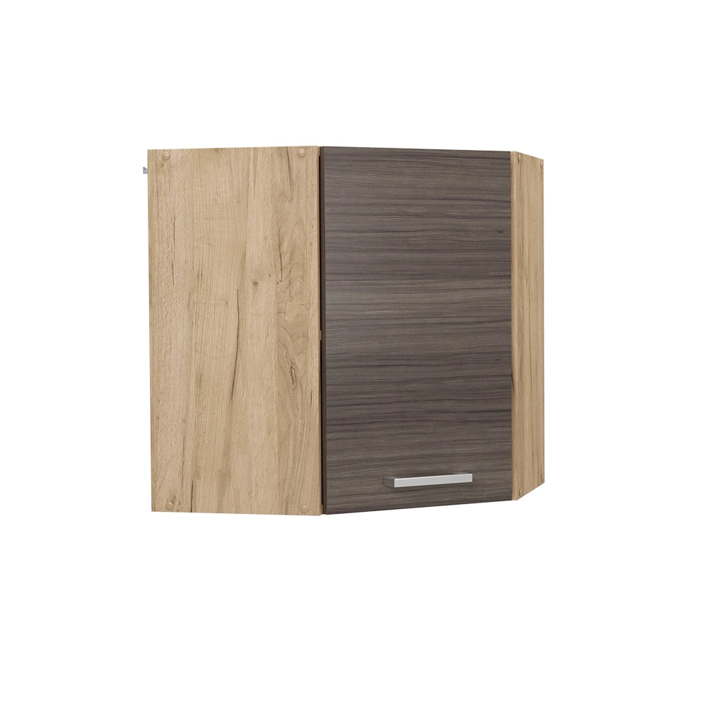 Mobile angolare da cucina R-Line Grigio nobile/Rovere dorato 57 cm Vicco