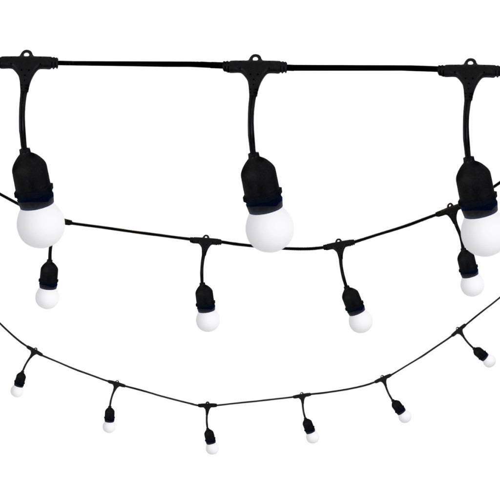 Girlanda esterna Polux PARTY 5,6m 10xE27 3000K IP44