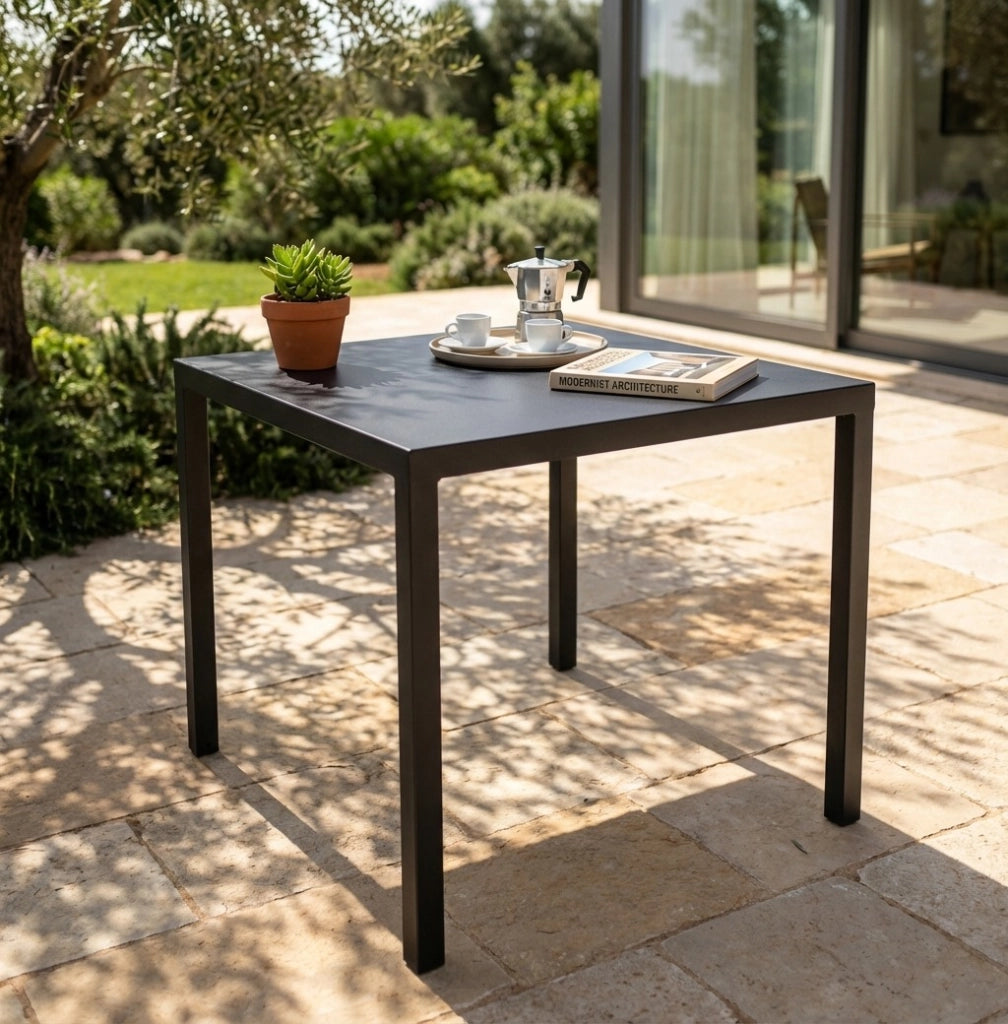Tavolo da Giardino Quadrato cm 80x80 - CHAD