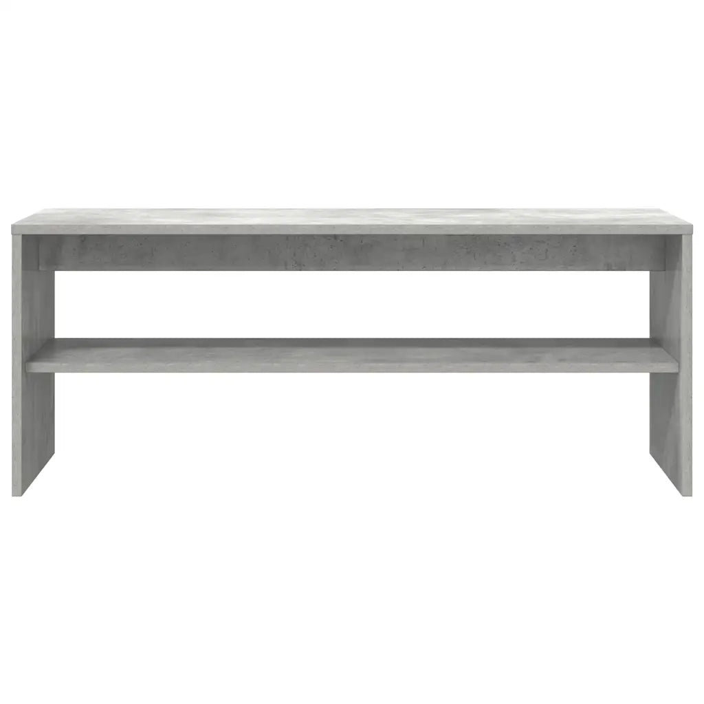 Mobile Porta TV Grigio Cemento 100x40x40cm in Legno Multistrato