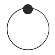 Lampada Da Parete Led App1386-cw Black 40cm